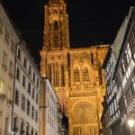 Notre dame de Strasbourg de nuit